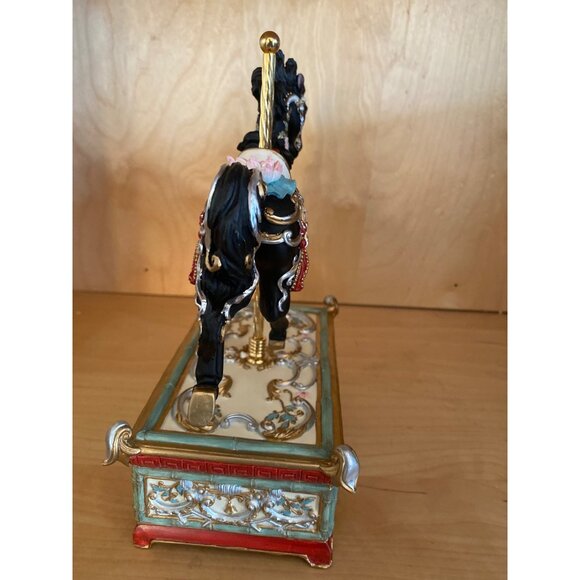 SF Music Box Co Chinoiserie Carousel Horse Ltd Ed Maureen Drdak Chariots of Fire - Picture 5 of 16